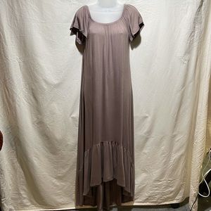 Regine Chevallier Tan  Maxi Dress